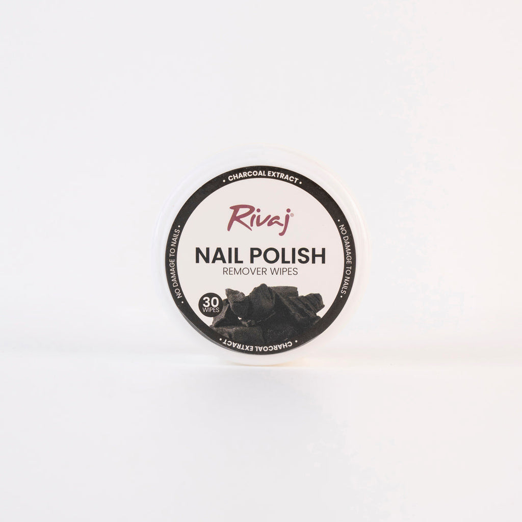 Nail Polish Remover Wipes - Charcoal Extract
