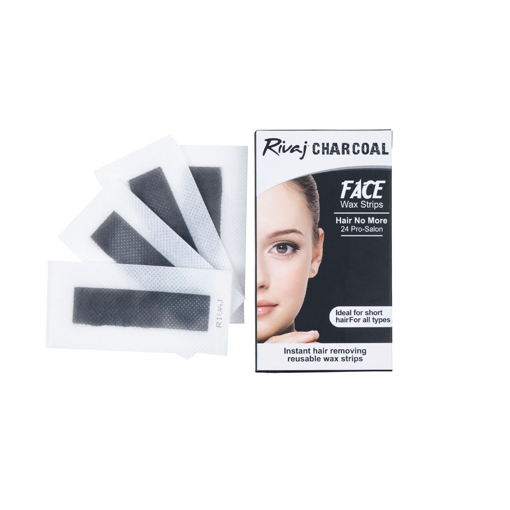 Charcoal Face Wax Strips