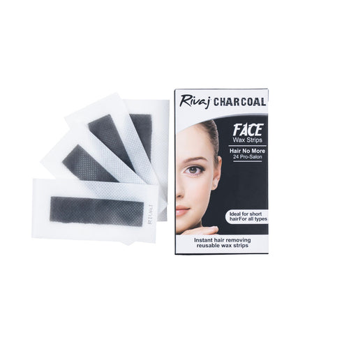 Charcoal Face Wax Strips