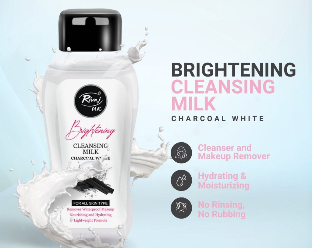 Charcoal White Brightening Cleansing Milk 100ml
