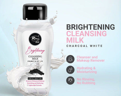 Charcoal White Brightening Cleansing Milk 100ml
